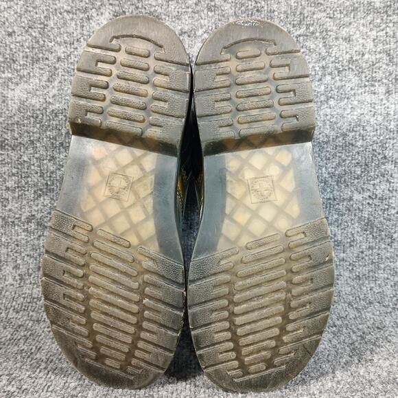 Dr. Martens 1460 Y Boots Women Size 6 Iridescent Silver Side Zip 8-Eye Combat - Picture 8 of 9